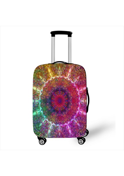 PXTMADALA13 Stili S Beden Mandala Çiçekli Baskılı Valiz Kılıfı Seyahat Aksesuarları Elastik Anti Toz Kadın Bavul Kılıfı Kapakları Için Yolculuk (Yurt Dışından) fırsatları