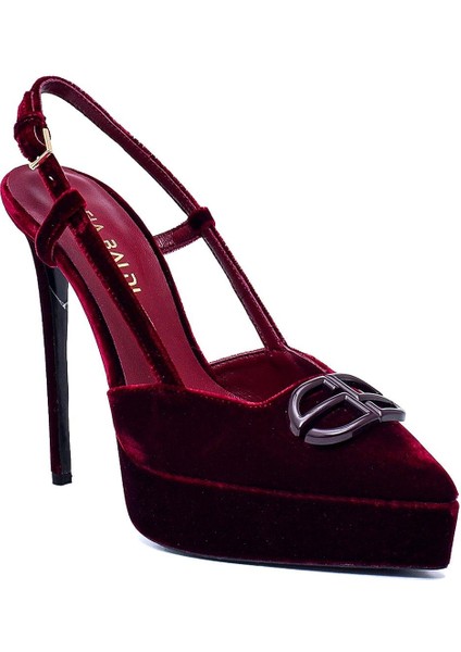 Hayfı Bordo Tekstil Kadın Platform