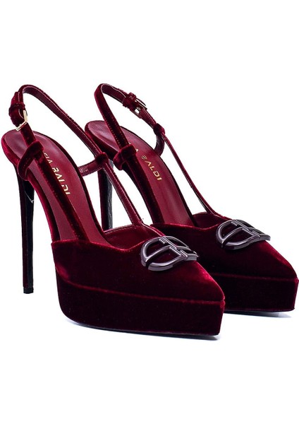 Hayfı Bordo Tekstil Kadın Platform