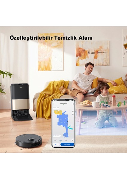 X40 Ultra Akıllı Robot Süpürge 17000Pa Emiş Gücü, Otomatik Toz Toplama, Mop Yıkama, Su Dolum ve AirGPT Yapay Zekâ Navigasyon Sistemi fırsatları