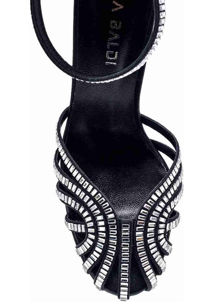 Farfa Siyah/gümüş Tekstil Kadın Platform