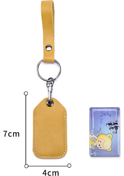 No.7 Tarzı Inek Derisi Anahtarlık Anahtarlık Kapı Kilit Erişim Kontrol Etiketleri Anahtarlık Anahtarlık Kart Çantası Anahtarlık Kartı Çanta Anahtar Etiketi Yüzüğü (Yurt Dışından)