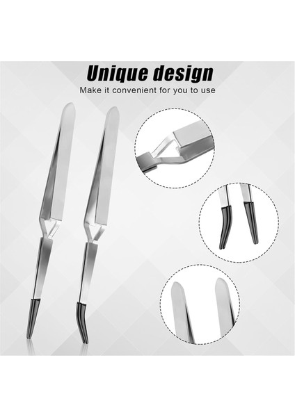 2 Adet El Sanatları Cımbızı, Ters Paslanmaz Çelik Çapraz Kilitli Cımbız (Yurt Dışından) fırsatları