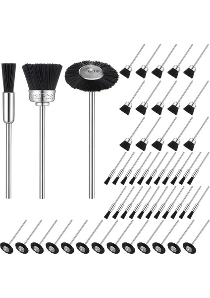 120 Parça Tel Fırça Seti Çelik Tel Tekerlekler Kalem Fırçaları (Yurt Dışından)