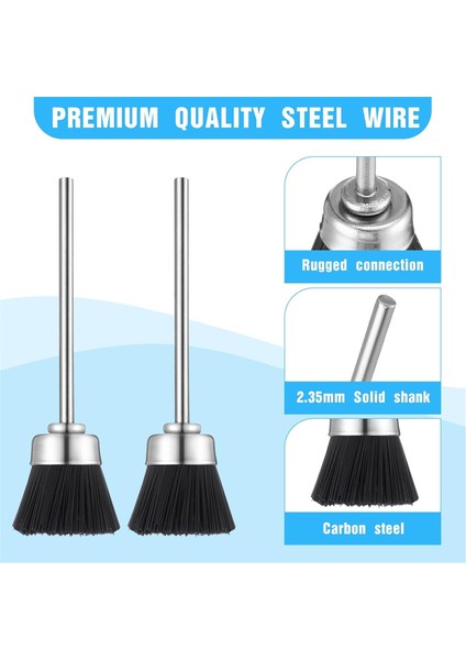 120 Parça Tel Fırça Seti Çelik Tel Tekerlekler Kalem Fırçaları (Yurt Dışından) modelleri