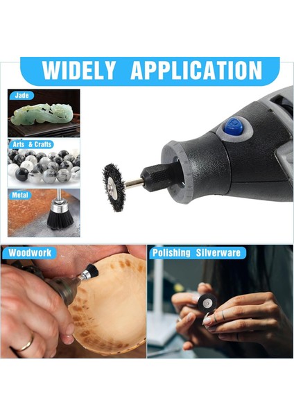 120 Parça Tel Fırça Seti Çelik Tel Tekerlekler Kalem Fırçaları (Yurt Dışından) indirimleri