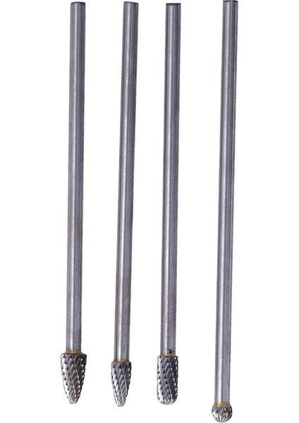 Döner Dosya Uzun Tungsten Çelik, 6mm Saplı Döner Freze Seti (Yurt Dışından)