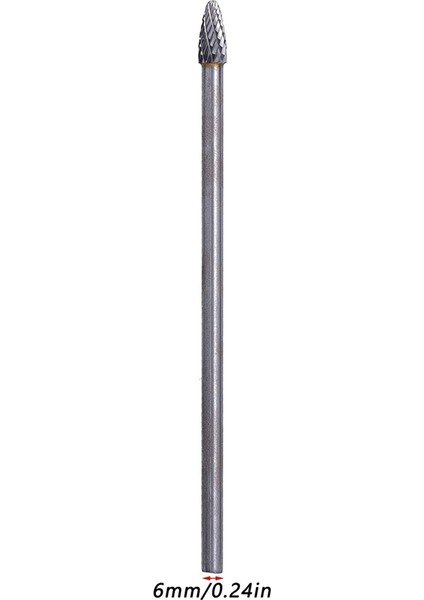 Döner Dosya Uzun Tungsten Çelik, 6mm Saplı Döner Freze Seti (Yurt Dışından) fiyatları