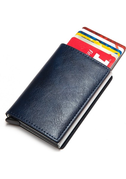 Gri YM003 Stili Yeni Erkek Cüzdanı Moda Karbon Fiber Anti Hırsızlık Rfid Akıllı Kart Tutucu Cüzdan Retro Basit Nötr Alüminyum Mini Cüzdan (Yurt Dışından) modelleri