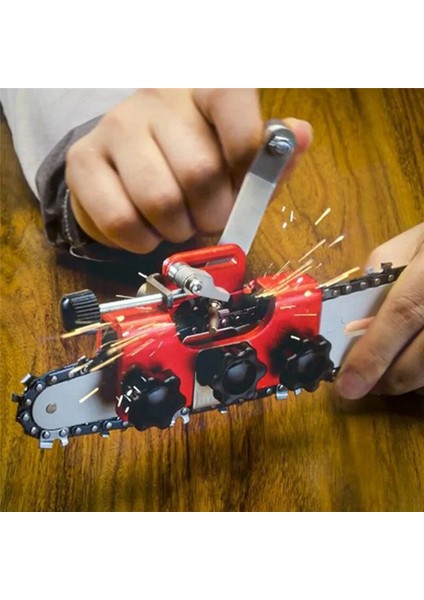 Bilezik Öğütücü Taşınabilir El Kranklı Zincir Öğütücü Seti Kırmızı (Yurt Dışından) indirimleri