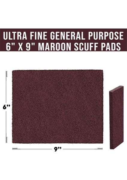 Sürtünme Pedleri 6 x 9 Inç, Sürtünme, Temizleme, Boya Astarı Hazırlığı Yapıştırma (Yurt Dışından) indirimleri