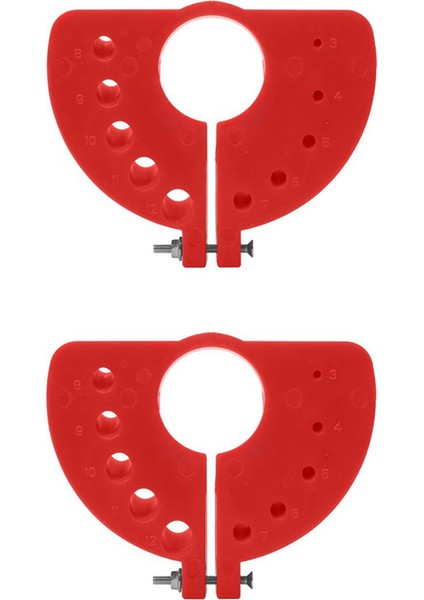 2 Adet 3-12MM Matkap Ucu Taşlama Bileyici Parlatma Taşlama Aleti Kırmızı (Yurt Dışından)