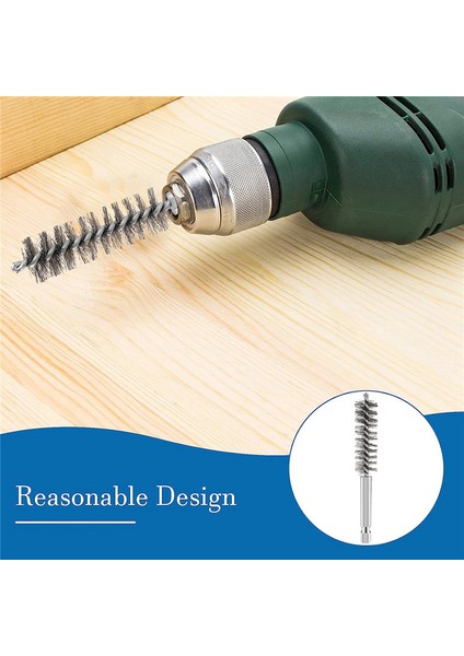 Elektrikli Matkap Darbeli Sürücü Için 12 Adet Paslanmaz Çelik Delik Fırçaları (Yurt Dışından) modelleri