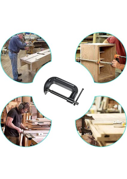 2 Inç G Tipi Ahşap Işleme Kelepçesi Kayar Saplı Mini Fikstür (Yurt Dışından) modelleri