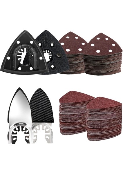 124 Parça Salınımlı Alet Zımpara Pedi Seti (Yurt Dışından)