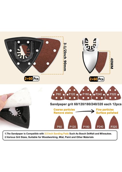 124 Parça Salınımlı Alet Zımpara Pedi Seti (Yurt Dışından) indirimleri