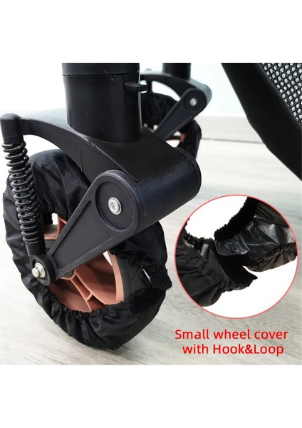 Bebek Arabası Tekerlek Kılıfı Toz Geçirmez Tekerlekli Sandalye Lastiği Koruyucu, 20CM (Yurt Dışından)
