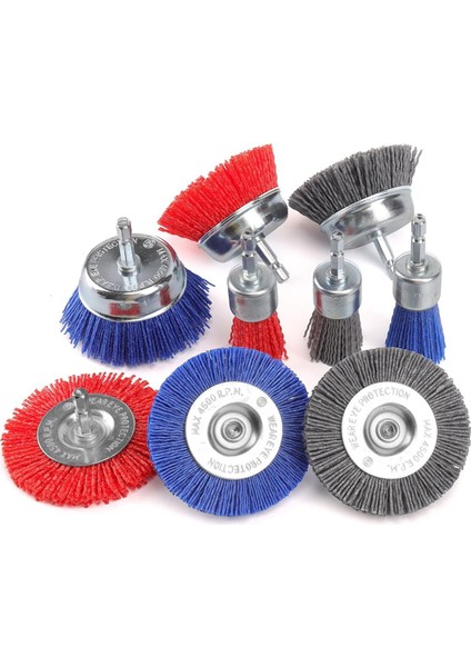 9 Paket Naylon Filament Aşındırıcı Fırça Seti Aşındırıcı Naylon Fırçalar (Yurt Dışından)