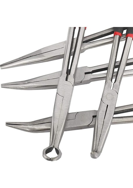 5 Adet Uzun Iğne Burunlu Pense Seti 25/45/90 Derece Açı, Düz (Yurt Dışından) modelleri