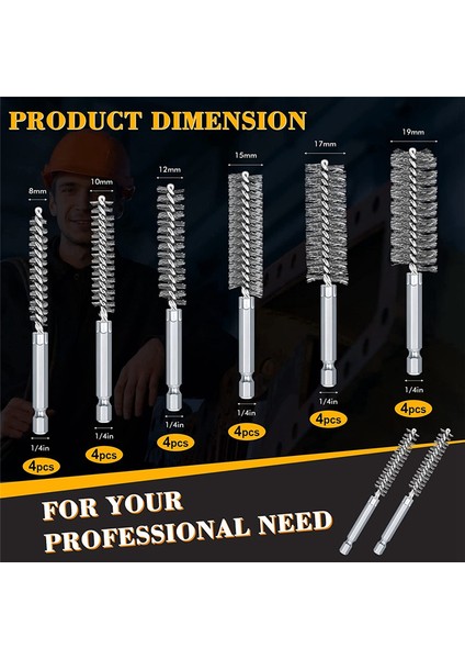 Delme Temizleme Fırçası Seti, Tel Delme Fırçası Seti Paslanmaz Çelik (Yurt Dışından) fiyatları