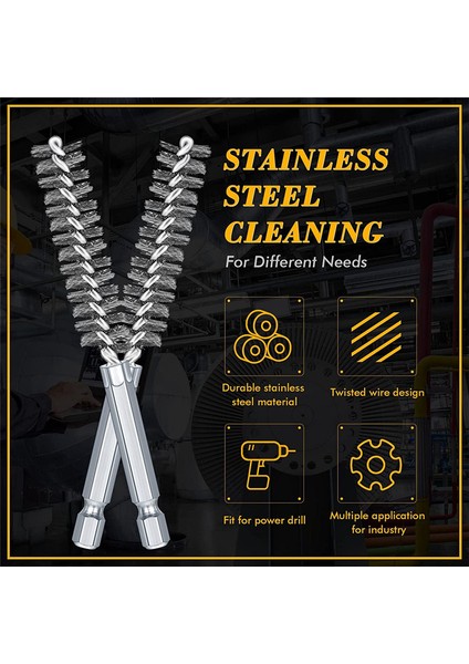 Delme Temizleme Fırçası Seti, Tel Delme Fırçası Seti Paslanmaz Çelik (Yurt Dışından) fırsatları