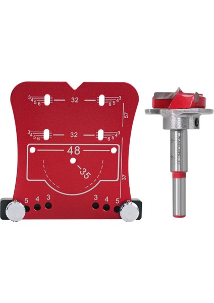 35MM Ağaç Işleme Menteşe Deliği Açma Delme Aleti - Bir Set (Yurt Dışından)