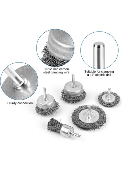 Matkap Için Tel Fırça, Tel Tekerlek Fırçası Bardak Seti, Soyma ve Matkap (Yurt Dışından) indirimleri