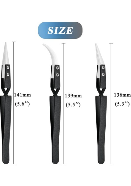 3 Adet Hassas Seramik Ters Cımbız (Yurt Dışından) fiyatları