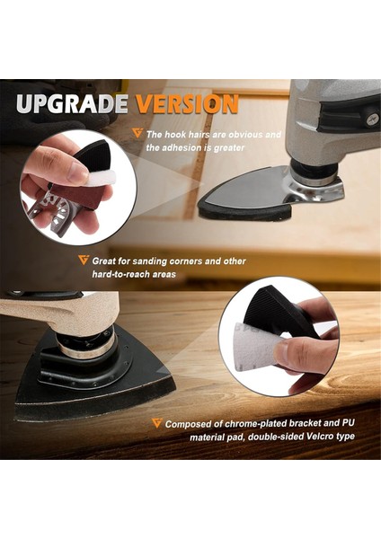 208 Adet Salınımlı Alet Zımpara Pedleri Seti, Üçgen Zımpara Pedleri ile (Yurt Dışından) fiyatları