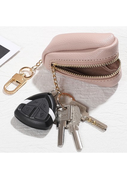 Kahverengi Tarzı Anahtarlık Fermuarlı Kılıf Yeni Tasarım Anahtarlık Kılıf Anahtarlık Çanta Anahtarlık Kadın Anahtar Cüzdanı Erkek Araba Anahtarı Tutucu Tasarımcı Anahtar Çantası (Yurt Dışından) fırsatları