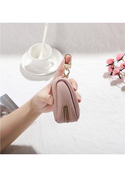 Kahverengi Tarzı Anahtarlık Fermuarlı Kılıf Yeni Tasarım Anahtarlık Kılıf Anahtarlık Çanta Anahtarlık Kadın Anahtar Cüzdanı Erkek Araba Anahtarı Tutucu Tasarımcı Anahtar Çantası (Yurt Dışından) indirimleri