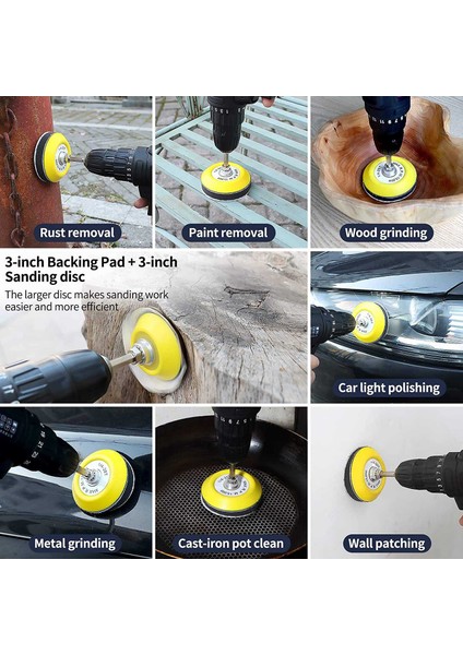 120 Adet 3 Inç Zımpara Diskleri (Yurt Dışından) indirimleri