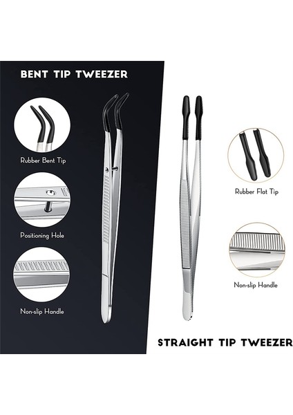 3 Adet Kauçuk Uçlu Cımbız, 6 Inç Düz Düz Cımbız (Yurt Dışından) indirimleri