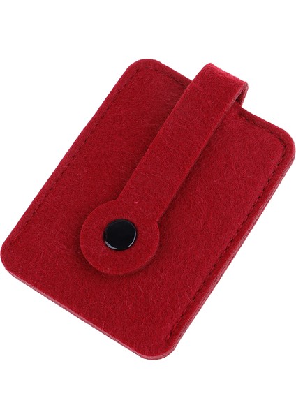 Kırmızı Stil 1 Adet Erkek Kadın Yün Keçe Anahtarlık Tutucu Kılıf Çanta Cebi Sıcak Araba Anahtar Cüzdanı Anahtarlar Organizatör Torbası (Yurt Dışından)