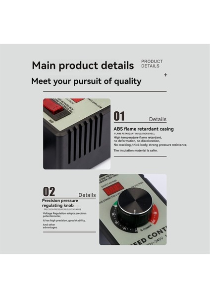 4000W Değişken Voltaj Regülatörü Öğütücü Kontrol Cihazı Uk Plug (Yurt Dışından) fiyatları