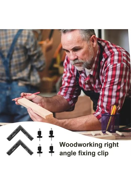 90 Derece Cetvel Dik Açılı Ahşap Işleme Karesi (Yurt Dışından)