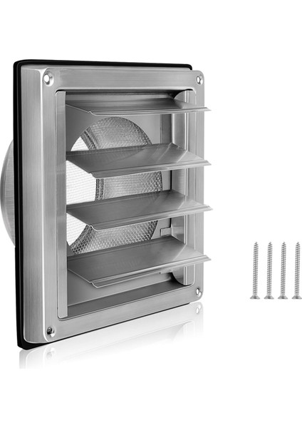 Havalandırma Izgarası 150MM Paslanmaz Çelik Hava Menfezleri Kapağı (Yurt Dışından)