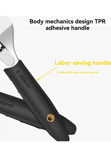 Ratchet Ayarlanabilir Anahtar Kendiliğinden Sıkmalı Ayarlanabilir Anahtar 12 Inç (Yurt Dışından) fırsatları