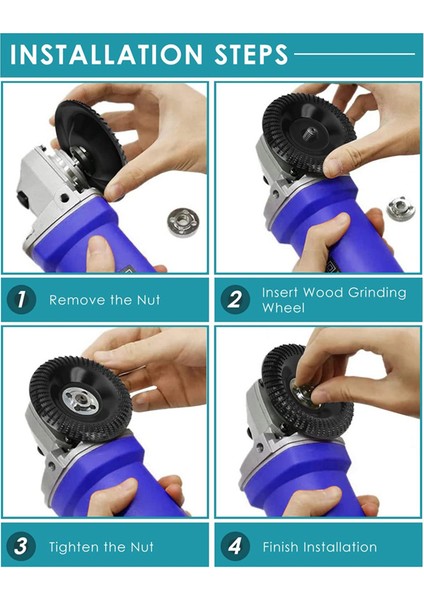 125 mm Açı Taşlama Makineleri Için 2'li Ahşap Taşlama Diski Seti (Yurt Dışından) fiyatları