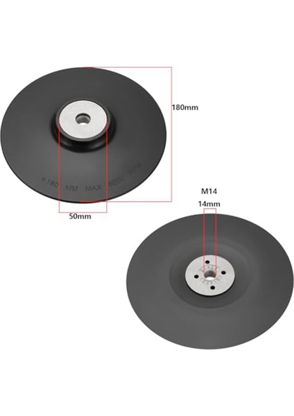 Adet Plastik Açı Taşlama Makinesi Destek Pedi 180MM Çap (Yurt Dışından) fırsatları