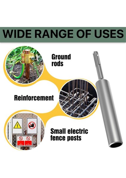 5/8 Inç ve 3/4 Inç Çubuklar Için Sds-Plus Topraklama Çubuğu Sürücüsü (Yurt Dışından) modelleri