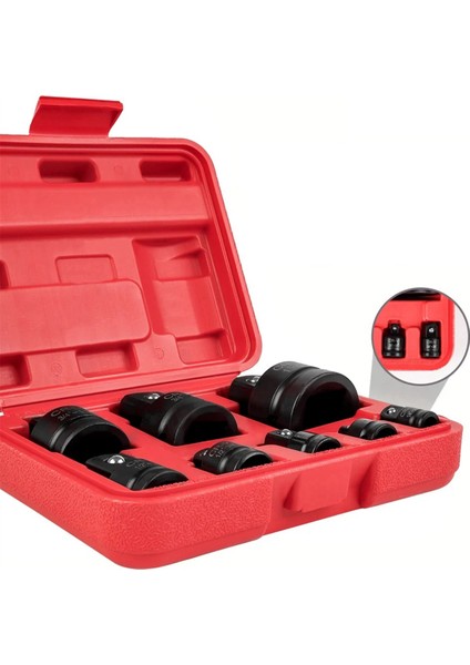 8 Adet/takım Darbeli Soket Adaptörü, -V Soket Anahtarı Azaltma Adaptörü (Yurt Dışından) fırsatları