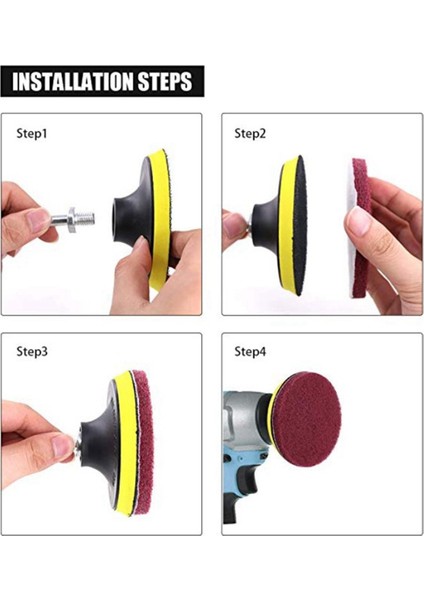 Elektrikli Matkap-Fırça Takımı Güç Fırçası (Yurt Dışından) fırsatları