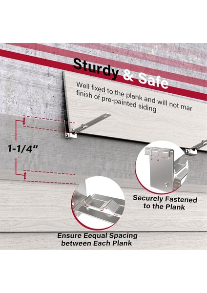 Hardie Levha Kaplama Aletleri Için Kancalar, 5/16 Inç Fiber Çimento Kaplama Için (Yurt Dışından) indirimleri