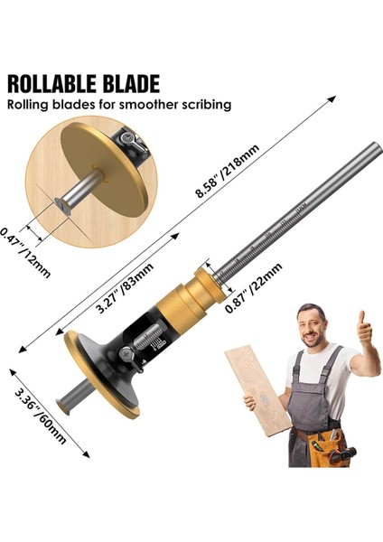 Tekerlek Işaretleme Ölçeri, Ağaç Işleme Kuyruklu Kazıma Ölçeri (Yurt Dışından) fiyatları