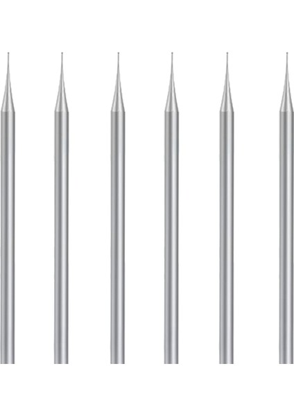 6 Adet Küresel Freze Seti, 3/32 Inç Saplı Küre Frezeler Oyma Uçları (0,8 Mm) (Yurt Dışından)