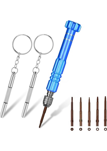 Gözlük Tamir Takımı Tornavida, 6'sı 1 Arada Tornavida Seti (Yurt Dışından)