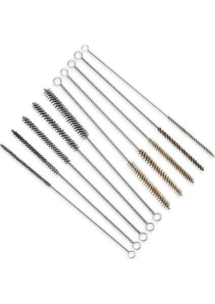 10 Adet Tel Boru Fırçaları Boru Boru Pirinç Fırçasını Temizlemek Için, 5 Boyut (Yurt Dışından)