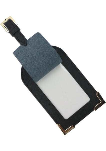 Mavi 7.5X12CM Tarzı Yüksek Kaliteli Kişiselleştirilmiş Ilk Harf Seyahat Aksesuarları Metal Süs Bagaj Etiketi Seyahat Valizi Etiket Kimlik Adres Etiketleri (Yurt Dışından)