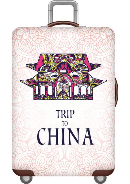 F Bagaj Kapağı Stili Xl Beden Elastik Valiz Kılıfı Valiz Kapağı Kalınlaşan Esnek Kumaş Valiz Koruyucu Kılıflar Seyahat Valizi Kutusu Için (Yurt Dışından) modelleri